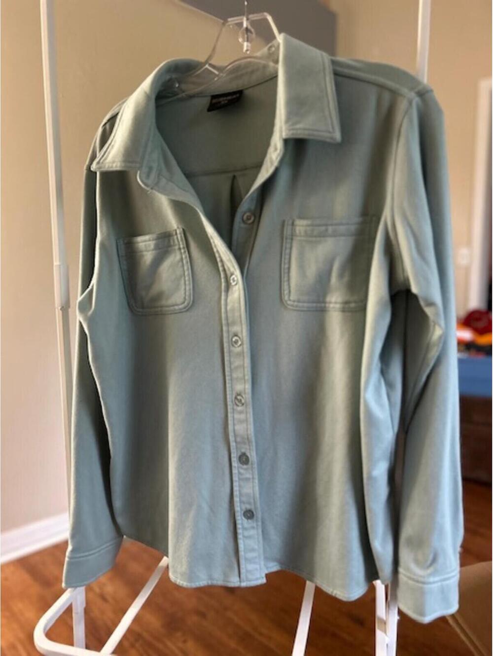 32 Degrees Heat Medium Long Sleeve Button-Up Shirt Jacket